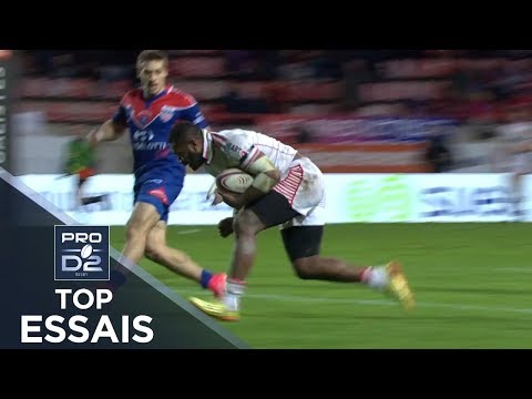 TOP Essais de la J19 – PRO D2 – Saison 2017-2018