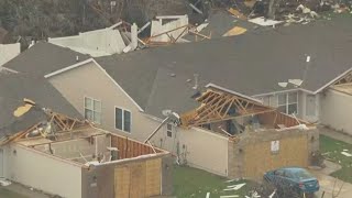 Severe weather damages more than a dozen homes in Merrillville, Indiana