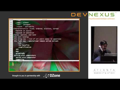 Devnexus 2015 - Programming with Streams in Java 8 - Venkat Subramaniam