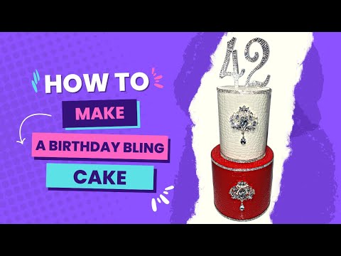 How to Make a Bling Birthday Cake | Cake Queen Tanya