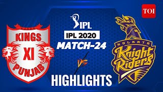 IPL Highlights: Kolkata Knight Riders vs Kings Xi Punjab match|kX1p vs KKR Match 24 Highlights