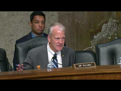 Sen%2E%20Dan%20Sullivan%20%28R%2DAlaska%29%20at%20a%20Senate%20Armed%20Services%20Committee%20hearing%20%2D%20July%2014%2C%202026