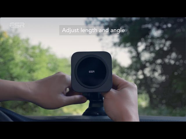 Video teaser for ESR | HaloLock™ Dashboard Wireless Charger for iPhone 13/12 Series
