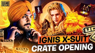 WOW 😍 !! LUCKIEST 50,000 UC NEW IGNIS X- SUIT CRATE OPENING 😱 BGMI NEW X-SUIT 🔥