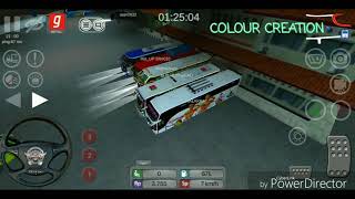 Bus simulator Indonesia|light show😎 oneness,tajmahal etc.... Tourist bus