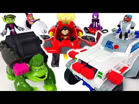 Exciting Olympic games with Marvel Hulk! Teen Titans Go transfoming vehicle, gorilla  - DuDuPopTOY