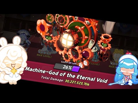 New Machine God Of The Eternal Void Team with Cream Ferret 30B+ | Cookie Run Kingdom