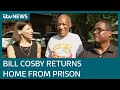 Bill Cosby returns home from prison after sexual assault conviction overturned by court | ITV News