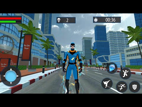 Juego de Super Heroe vs Robot enemigos | Light Speed Robot Hero #1