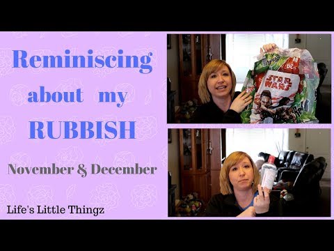 REMINISCING ABOUT MY RUBBISH ~ Nov & Dec || Monthly Empties Video