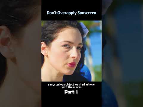 Don't Overapply Sunscreen.