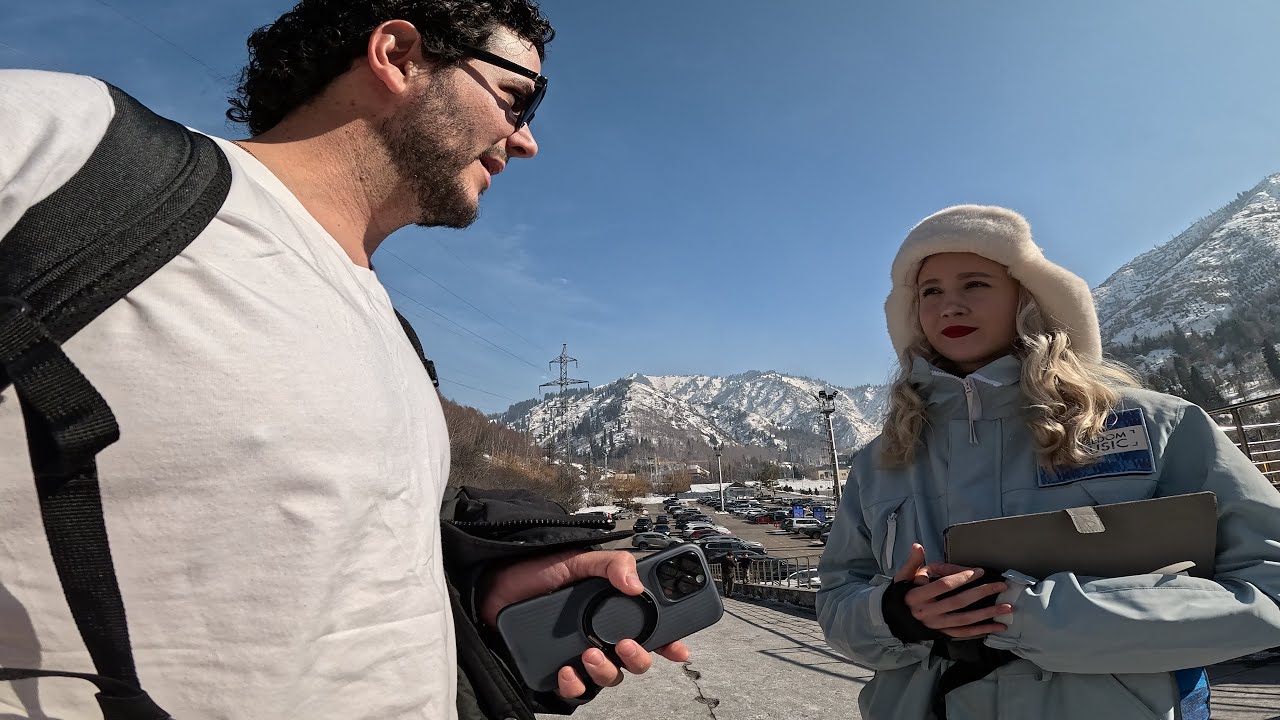 Snowboarding com Russas no Cazaquistão = Perigo 🇰🇿