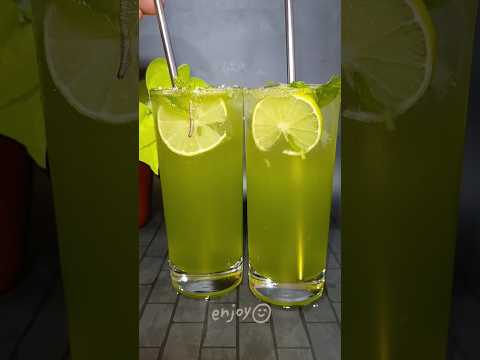 Mint Lemonade Recipe/Iftar Special Refreshing Summer Drinks/Mint lime soda Recipe🍋🍋🍋🥤🥤 #summerdrink