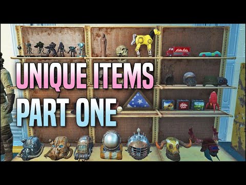 Decorating with Unique Items (Part 1) 🎠 Fallout 4 No Mods Shop Class