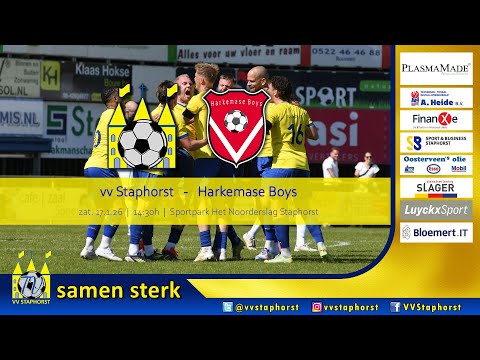 vv Staphorst - Harkemase Boys | 17.1.2026 | Livestream