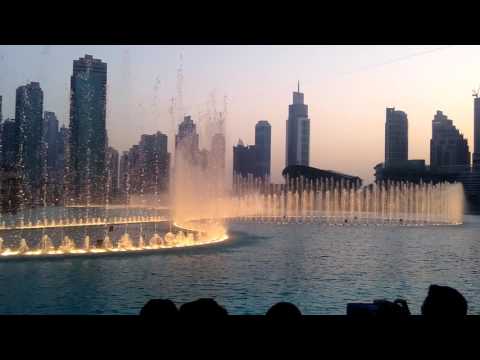 Dhiren Thaker Tour Of Dubai From Bajaj Allianz.waterShow (Dancing Watershow)