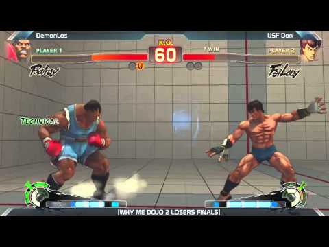 SSF4: DemonLos vs USF Don - Losers Finals - Why Me Dojo #2