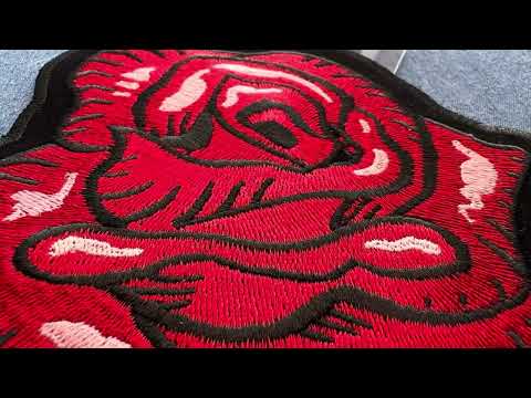 Rose Iron On Patch PL6565