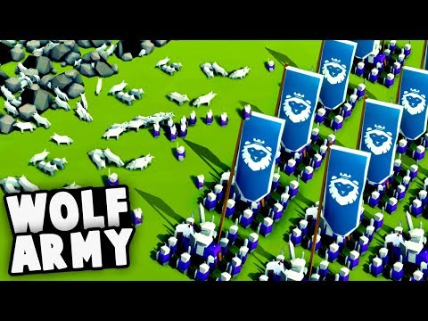 NEW Halloween Update! GIANT Wolf Army vs Knights! (Kingdoms and Castles Update Gameplay) Video