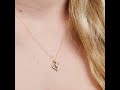Ruby And Diamond Heart Shaped Necklace