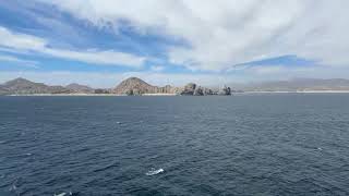 LIVE SAIL IN CABO SAN LUCAS MEXICO DISCOVERY PRINCESS ECLIPSE CRUISE APRIL 2024