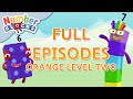 @Numberblocks- Orange Level Two | Full Episodes 1-3 | #HomeSchooling | Learn to Count #WithMe
