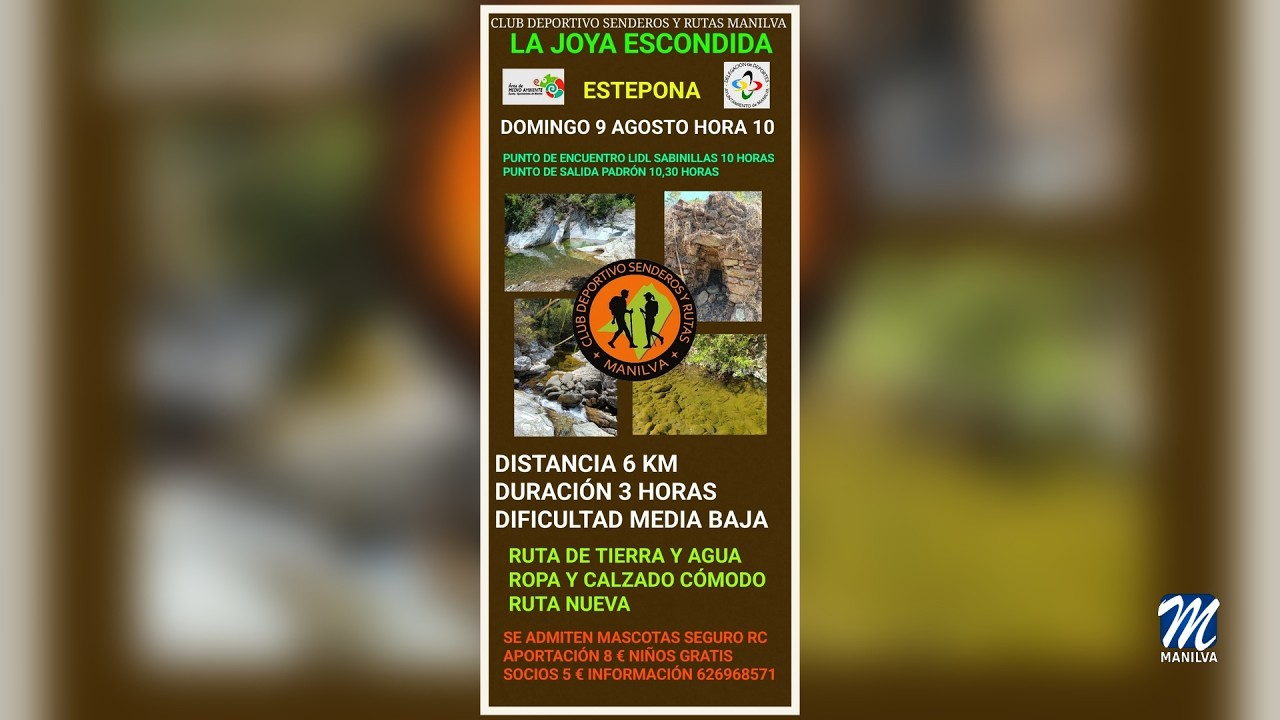 Este domingo tenemos una nueva ruta senderista Este domingo tenemos una nueva ruta senderista