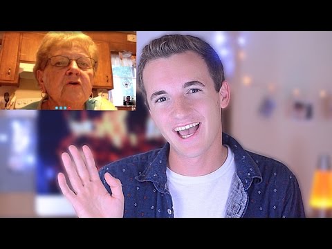My Grandma's First Time on Skype!