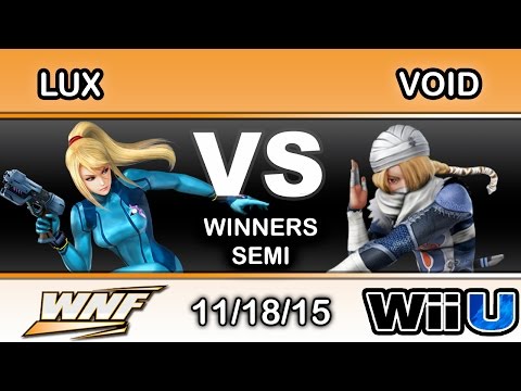 WNF S4E5 – Lux (Zero Suit Samus) Vs. VoiD (Sheik) Winners Semi - Smash Wii U