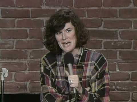 Paula Poundstone being self conscious about her poofy pants 1988