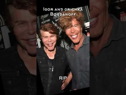Igor and Grichka Bogdanoff RIP, Then and Now #shorts
