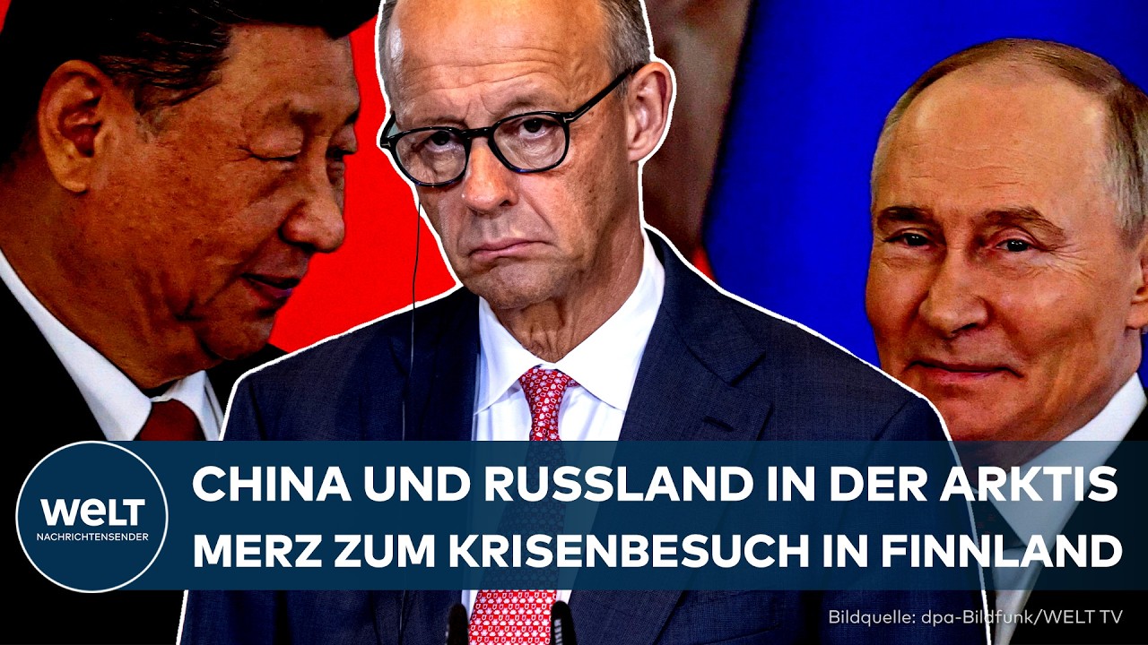 ARKTIS: "Langfristig Konfliktpotenzial" Präsenz von Russland und China wächst – Merz in Finnland