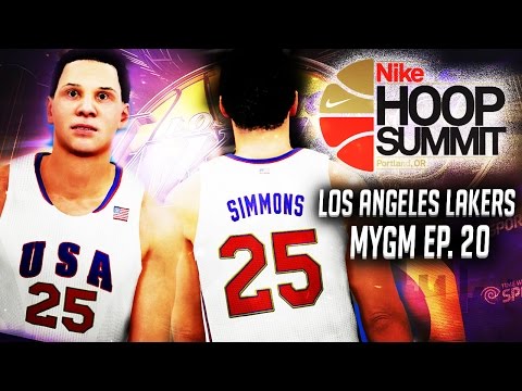 NBA2K16 Lakers MyGM Ep. 20 - 2K HOOPS SUMMIT!! 2016 Draft Class!! BEN SIMMONS, JAYLEN BROWN & More!