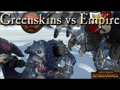 ESL Tournament R3G1 - Greenskins vs Empire - Prussian Prince vs Prima - Total War Warhammer Battle