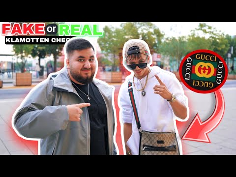CAPITAL BRA mit FAKE GUCCI & ROLEX ?? 🤡 | FAKE ODER REAL KLAMOTTEN CHECK #13 | MAHAN