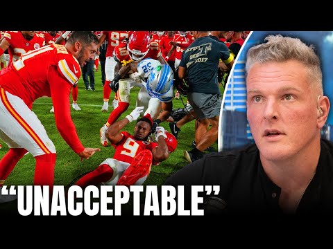 The Lions / Chiefs Postgame Fight Was Absolutely Insane... | Pat McAfee Show