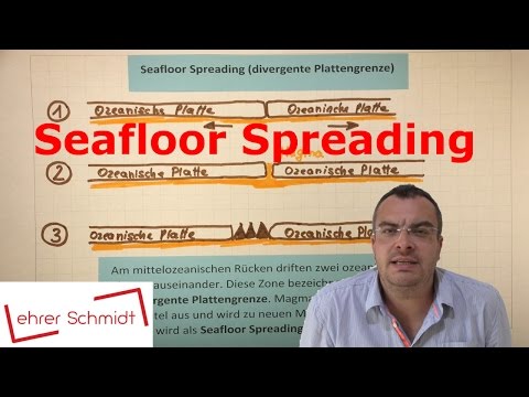 Seafloor Spreading - divergente Plattengrenze | Plattentektonik | Erdkunde | Lehrerschmidt