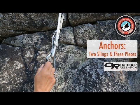 How To Build An Anchor With Two Slings And Three Pieces