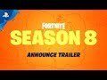 Fortnite - Season 8 Trailer | PS4