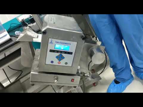 Metal contamination detection in tablets