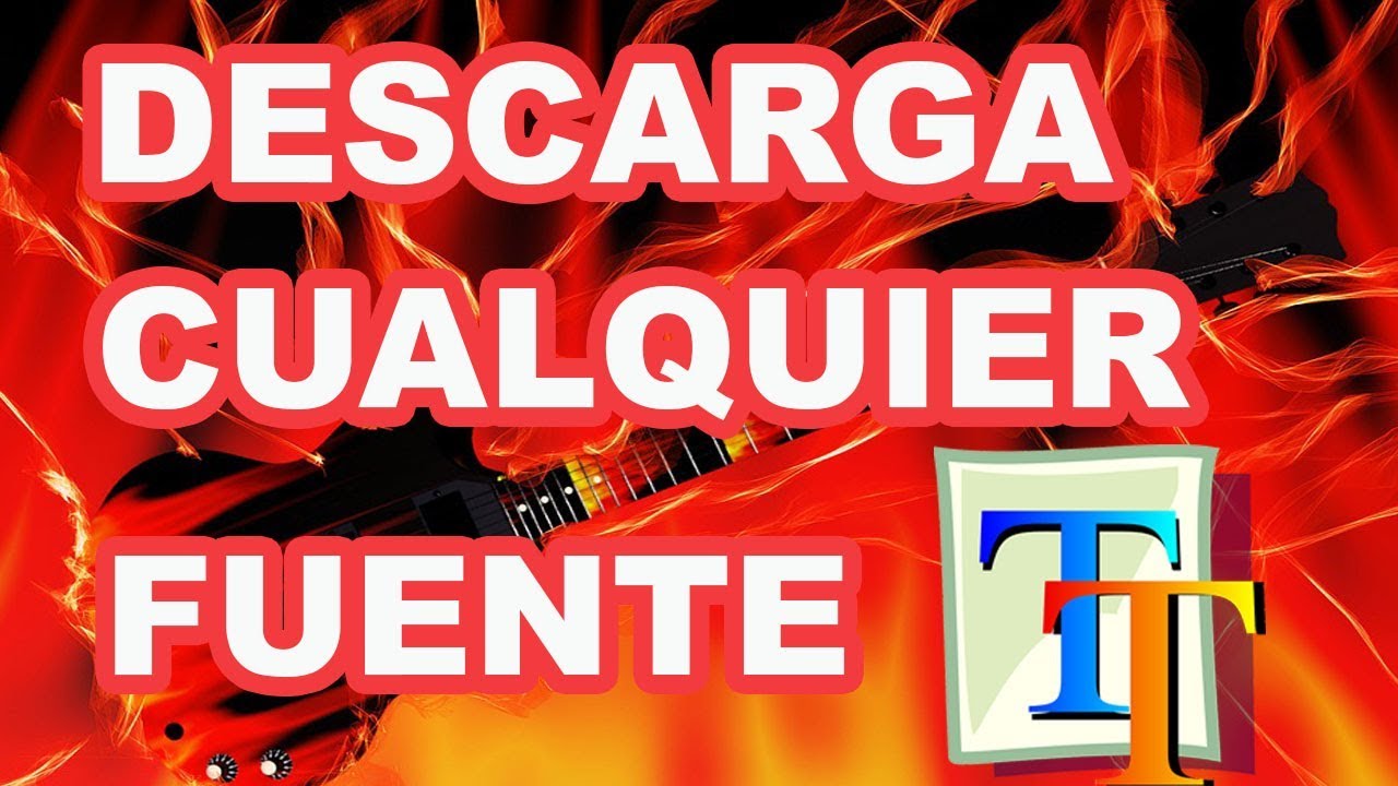 tipografias modernas, descarga  cualquier fuente de letra (Download any text font)