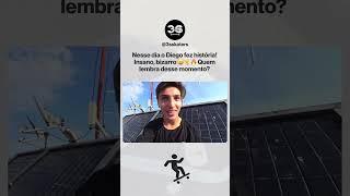FEZ HISTÓRIA, BIZARRO 🔥🤘🤯 #3sskaters #viral #parkour #skate