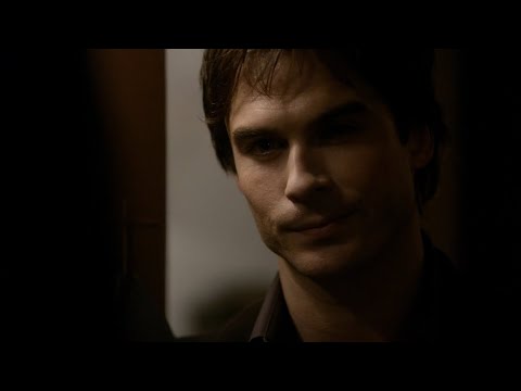TVD 1x4 - Damon apologizes for trying to kiss Elena & talks his rivalry with Stefan | Delena Scenes