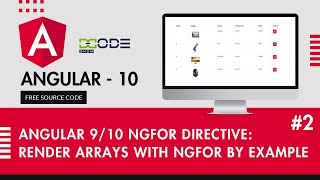 Angular 9/10 ngFor Directive: Render Arrays with ngFor by Example