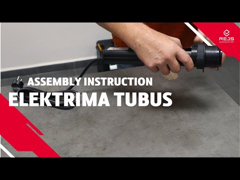 ELEKTRIMA TUBUS Круглый встраиваемый удлинитель для стола 60 мм, 3x schuko металл/пластик черный
