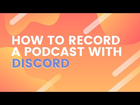 HOW TO RECORD A PODCAST WITH DISCORD. It's Free, Multi-Track Recording, Great for Remote Podcasting.