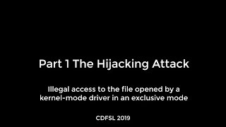 The Hijacking Attack