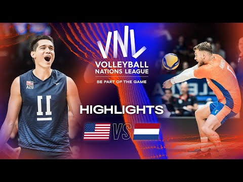 🇺🇸 USA vs. 🇳🇱 NED - Highlights Week 1 | Men's VNL 2023