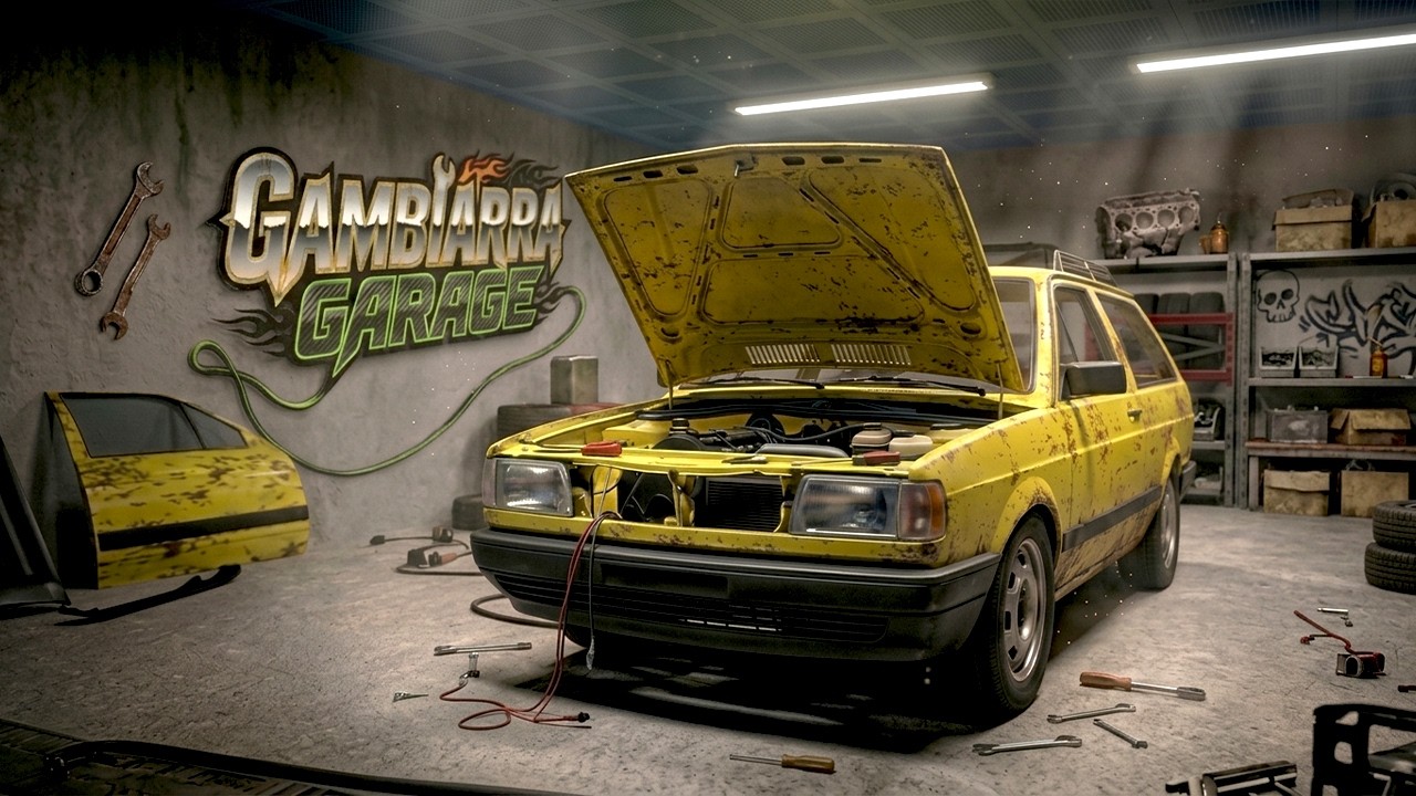 Montei a Parati do meu VÔ + Primeira partida - Gambiarra Garage #1
