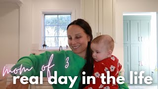 REAL DAY IN THE LIFE OF A STAY AT HOME MOM | mom of 3